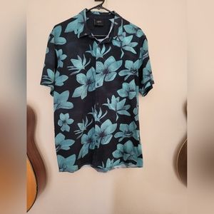 JEFF Men's Floral Short Sleeve Shirt